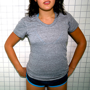 Tri-Blend Short Sleeve Women's Track T Tri-Blend Short Sleeve Women's Track T