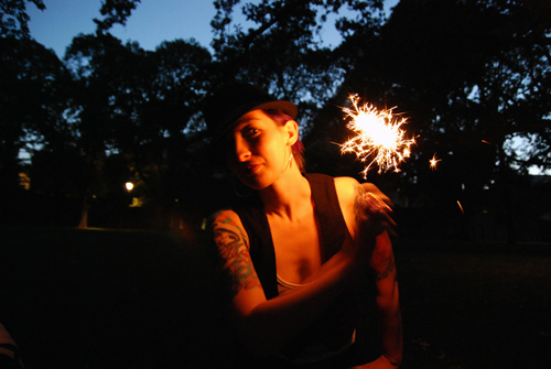 Sparklers! Sparklers!