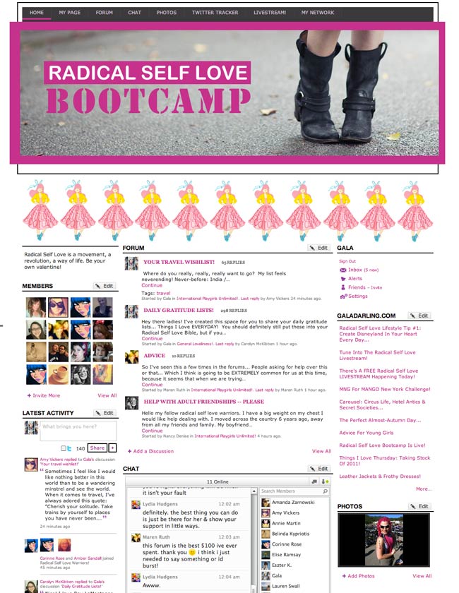 Radical Self Love Bootcamp Forum! Radical Self Love Forum!
