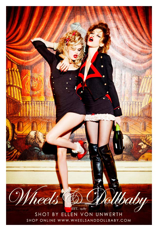 Wheels & Dollbaby Versus Ellen Von Unwerth = Pin-Up Perfection! Wheels & Dollbaby Versus Ellen Von Unwerth = Pin-Up Perfection!